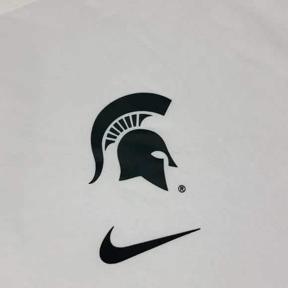 Nike Dri Fit Men's 3XL Michigan State Spartans Size 3XL White T Shirt - Picture 1 of 5